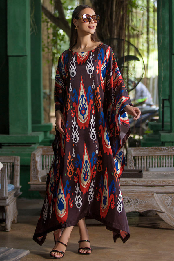 Traditional Ikat Kaftan